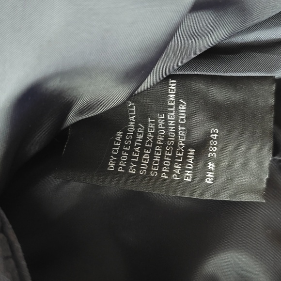 Via Spiga Mixed Media Leather Moto Jacket - Picture 5 of 17